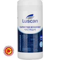 Салфетки универс Luscan, туба, 100 шт, 130х170 - фото