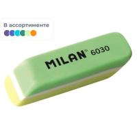 Ластик пластиковый 56х15х12 мм цветной Milan 6030 - фото