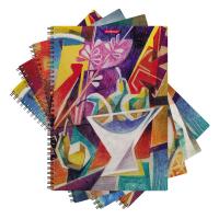 Тетрадь общая А4 80 листов в клетку на спирали Erich Krause Glass в ассортименте - фото