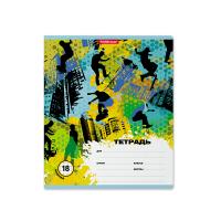Тетрадь школьная А5 18 листов в клетку Erich Krause Skateboarder - фото