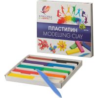 Пластилин Луч Классика 10цветов 200гр со стеком, цена, описание, фото 1 Пластилин Луч Классика 10цветов 200гр со стеком - фото