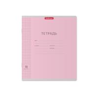 Тетрадь школьная А5 18 листов в клетку Erich Krause Классика Visio розовая - фото