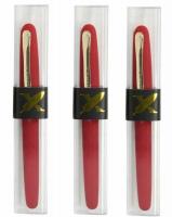 Ручка шариковая Lorex Grande Soft 0.7 мм синяя корпус коралловый - фото