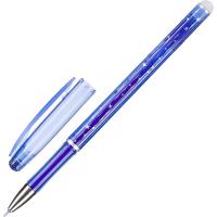 Ручка гелевая синия, 0.5 мм со стираем чернилами Attache, цв.корп. синий - фото