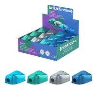 Точилка для карандашей с контейнером ErichKrause Charm, Ice Metallic цвет корпуса в ассортиментие - фото