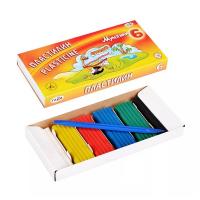 Пластилин "Мультики" со стеком 6 цветов 