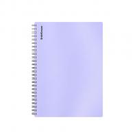 Тетрадь общая А5 80 листов в клетку на спирали Erich Krause Candy сиреневая - фото