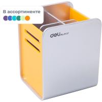Подставка-органайзер для канцелярских принадлежностей 4 отделения Deli 11x9x7.9 - фото