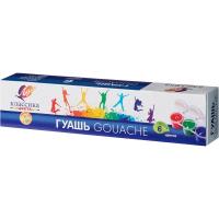 Гуашь 6 цветов по 20 мл Луч Классика (блок-тара) - фото