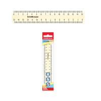 Линейка 15 см пластиковая Erich Krause Pastel желтая