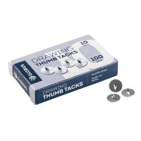 Кнопки канцелярские Globus металлические (уп. 100 шт) - фото