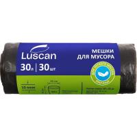Мешки для мусора 30 литров 10 мкм черные Luscan (1 рулон 30 шт), цена, описание, фото 1 Мешки для мусора 30 литров 10 мкм черные Luscan (1 рулон 30 шт) - фото