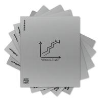 Тетрадь общая А5+ 48 л. в клетку с пласт. обложкой Erich Krause CoverProBook Life Style, серебристый - фото