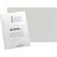 Папка-обложка Дело А4 немелованный картон белая (плотность 360 г/м²) - фото