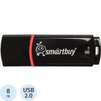 USB 2.0 8GB SmartBuy Crown SB8GBCRW-K черный - фото