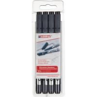 Набор линеров черных 0.25, 0.35, 0.5, 0.7 мм Edding E-1880 - фото