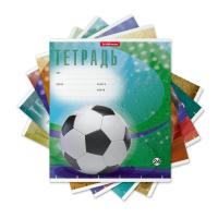 Тетрадь школьная А5 24 листа в линейку Erich Krause Мяч в игре (обложка в ассортименте) - фото