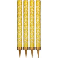Набор свечей-фонтанов для торта Фонтаны, 18 см ( 4 шт в упак.) - фото