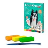 Пластилин мягкий восковой ErichKrause Baby 10 цветов со стеком, 130г (в коробке 10 шт) - фото
