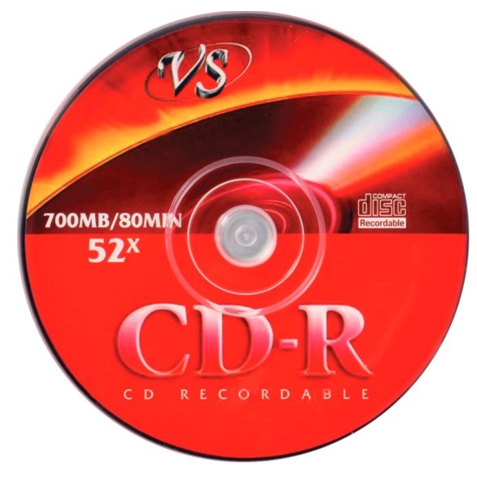 Cd r диски фото Диски CD-R 700 Mb 52x VS 1шт - купить в интернет-магазине "Сдисконтом.ру"