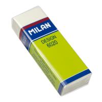 Ластик пластиковый 61х21х11 мм белый Milan Design 6020 - фото
