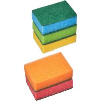 Губки для мытья посуды Luscan Макси 95х65х30мм 5 шт/уп - фото