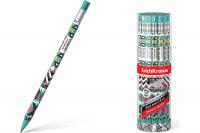 Карандаш механический 2.0 мм НВ с точилкой Erich Krause ColorTouch Ornament разноцветный корпус - фото