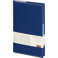 Еженедельник недатированный А6 искусственная кожа 80 л Bruno Visconti Metropol синий - фото