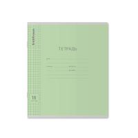 Тетрадь школьная А5 18 листов в клетку Erich Krause Классика Visio зеленая - фото