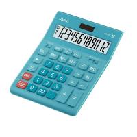 Калькулятор настольный полноразмерный 12 разрядный Casio GR-12 голубой - фото