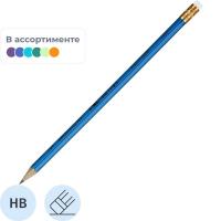 Карандаш чернографитный HB заточенный с ластиком Koh-I-Noor Oriental - фото