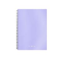 Тетрадь общая А5 80 листов в клетку на спирали Erich Krause Candy сиреневая - фото