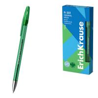 Ручка гелевая зеленая 0.4 мм Erich Krause R-301 Original Gel Stick - фото