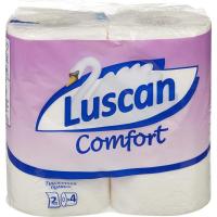 Бумага туалетная Luscan Comfort 2сл 4рул/уп, цена, описание, фото 1 Бумага туалетная Luscan Comfort 2сл 4рул/уп - фото