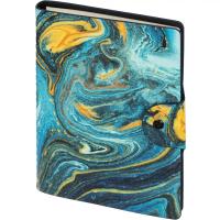 Ежедневник недатированный А5 искусственная кожа 96 л Attache Selection Fluid бирюзовый - фото