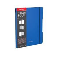 Тетрадь общая А5+ 48 листов в клетку в съемной синей обложке Erich Krause FolderBook Classic - фото