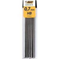 Грифели для механических карандашей 0.7 мм HB в футляре BIC Leads (уп. 12 шт) - фото