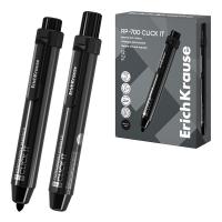Маркер перманентный автоматический черный ErichKrause PR-700 Clik IT (толщина линии 2.0 мм) - фото