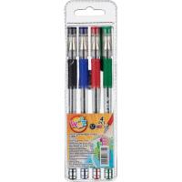 Набор шариковых ручек 4 цвета 0.7 мм Beifa АА999 - фото