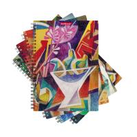 Тетрадь общая А5 80 листов в клетку на спирали Erich Krause Glass в ассортименте - фото