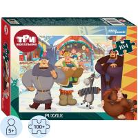 Пазл 104 элемента Step puzzle Три богатыря и Пуп Земли - фото