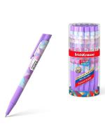 Ручка шариковая синяя 0.7 мм автоматическая Erich Krause ColorTouch Magic Rhombs - фото