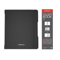 Тетрадь общая А5+ 48 листов в клетку в съемной черной обложке Erich Krause FolderBook Classic - фото