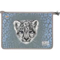 Папка для тетрадей А4 на молнии пластиковая №1 School Барс - фото