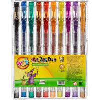 Набор гелевых ручек 10 цветов 0.7 мм Beifa (уп. 10 шт) - фото