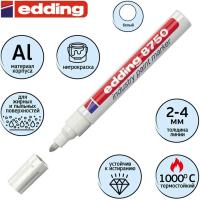 Маркер промышленный белый Edding 8750 (толщина линии 2-4 мм) - фото