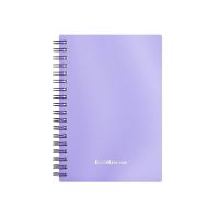 Тетрадь общая А6 80 листов в клетку на спирали Erich Krause Candy сиреневая - фото