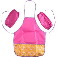 Фартук для труда №1 School Ламы 44x54 см, 2 кармана, нарукавники - фото