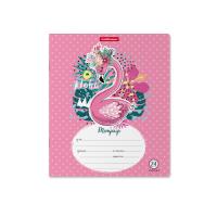 Тетрадь школьная А5 24 листа в линейку Erich Krause Flamingo - фото