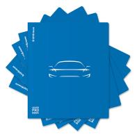 Тетрадь общая А5+ 48 л. в клетку с пласт. обложкой Erich Krause CoverProBook Life Mirage, синий - фото